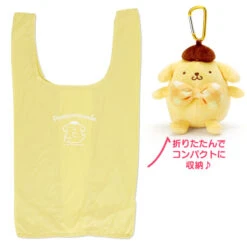 SANRIO Eco Bag With Plush Pouch Pompompurin
