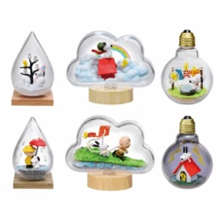 Figures Box Terrarium Peanuts Snoopy Weather