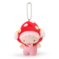 SANRIO Plush Keychain Lara Little Twin Stars Mushroom Ver.