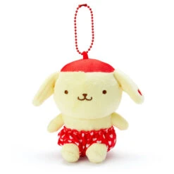 SANRIO Plush Keychain Pompompurin Red Tokimeki Push Goods