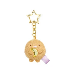 Plush Keychain Tonkatsu Charm Stone Sumikko Gurashi